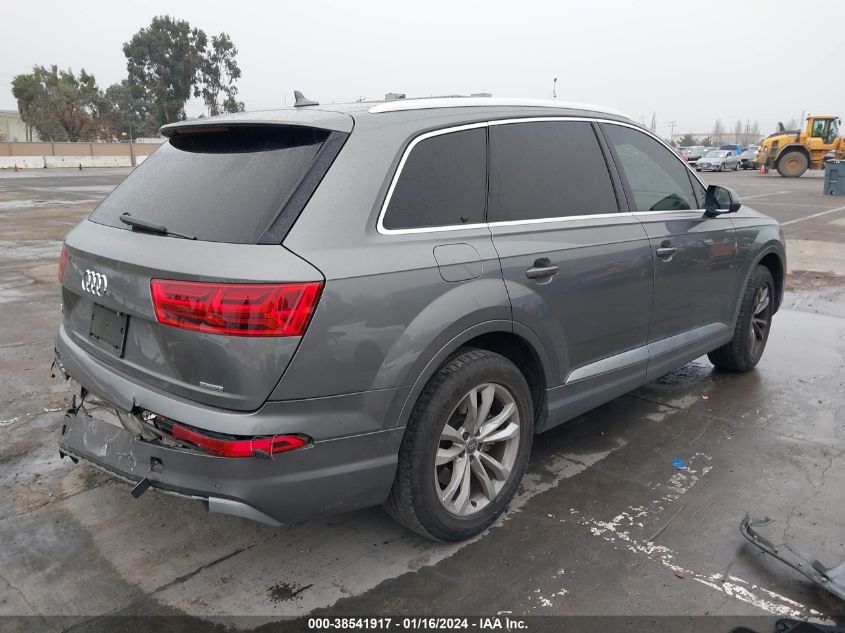 2017 AUDI Q7 2.0T PREMIUM - WA1AHAF77HD037603