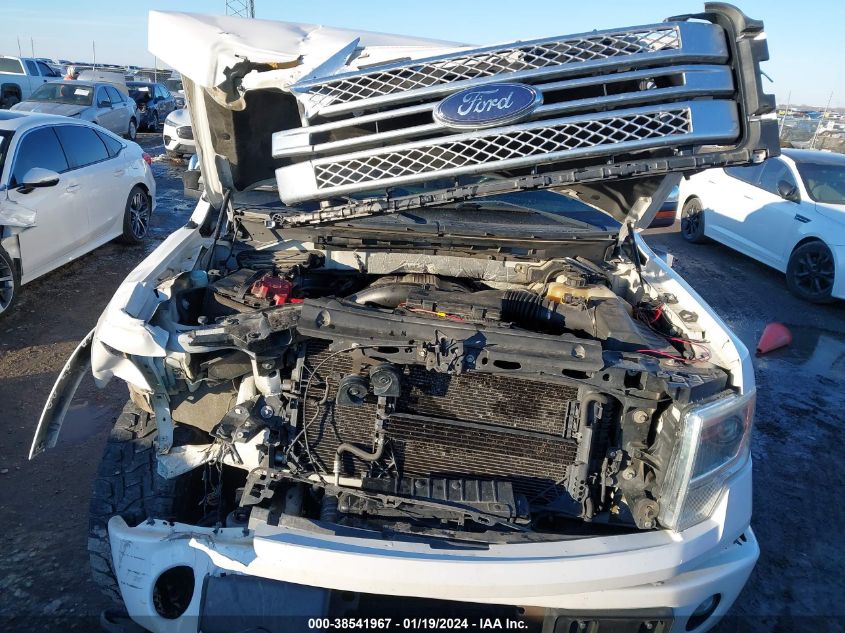2013 FORD F-150 PLATINUM - 1FTFW1ET3DFB57526