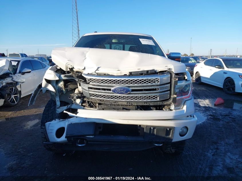 2013 FORD F-150 PLATINUM - 1FTFW1ET3DFB57526