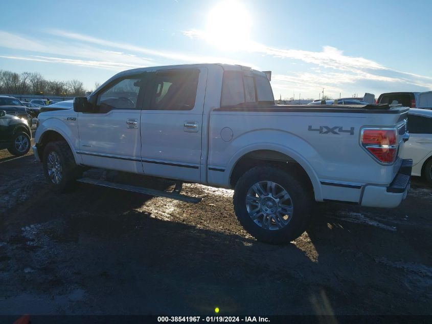 2013 FORD F-150 PLATINUM - 1FTFW1ET3DFB57526