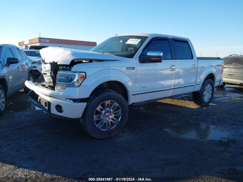 2013 FORD F-150 PLATINUM - 1FTFW1ET3DFB57526