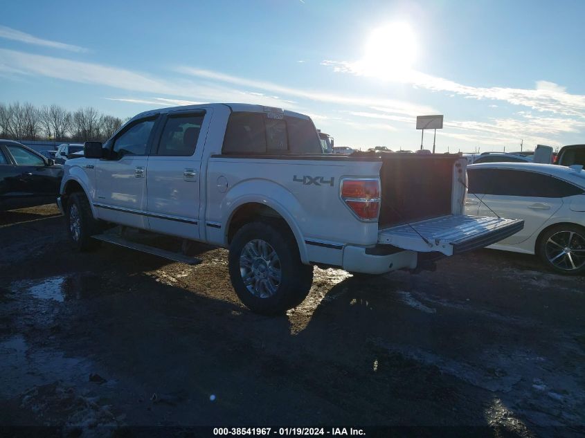 2013 FORD F-150 PLATINUM - 1FTFW1ET3DFB57526