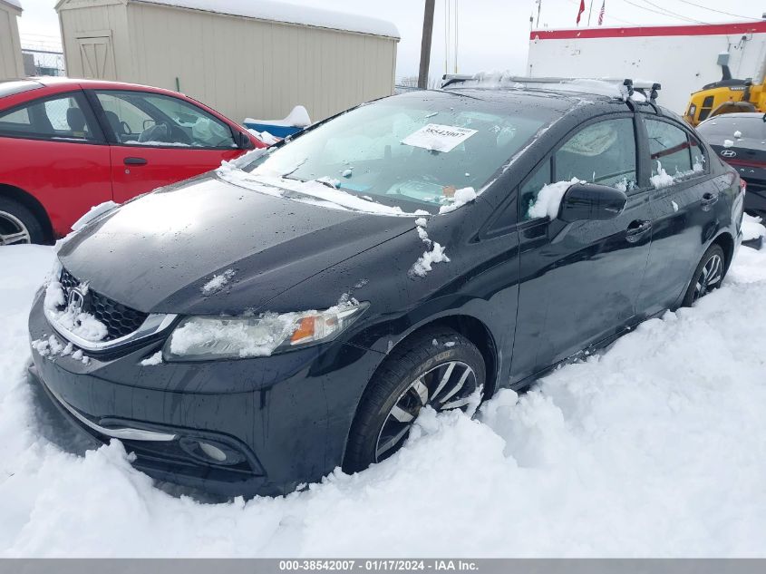 2014 HONDA CIVIC EXL - 19XFB2F92EE261652