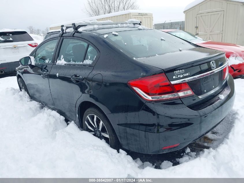 2014 HONDA CIVIC EXL - 19XFB2F92EE261652