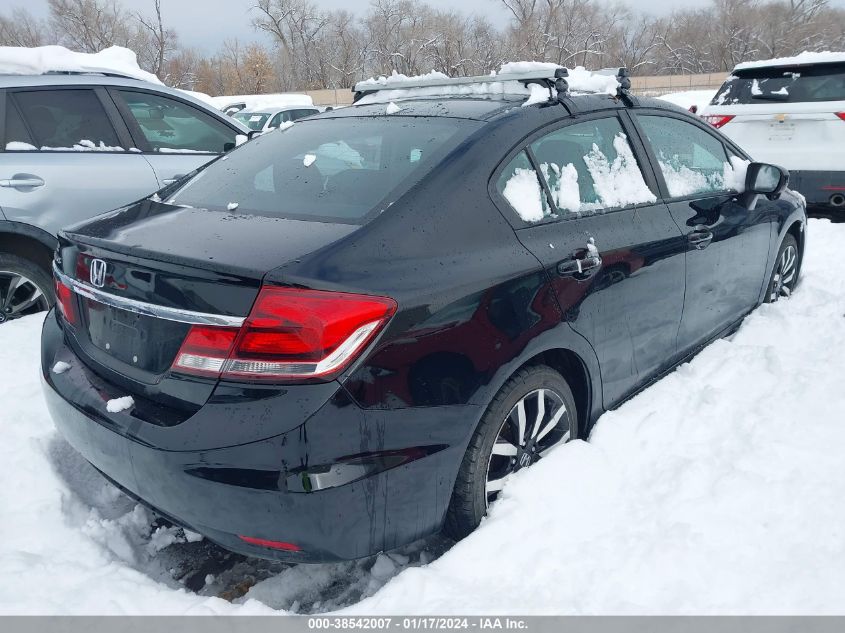 2014 HONDA CIVIC EXL - 19XFB2F92EE261652