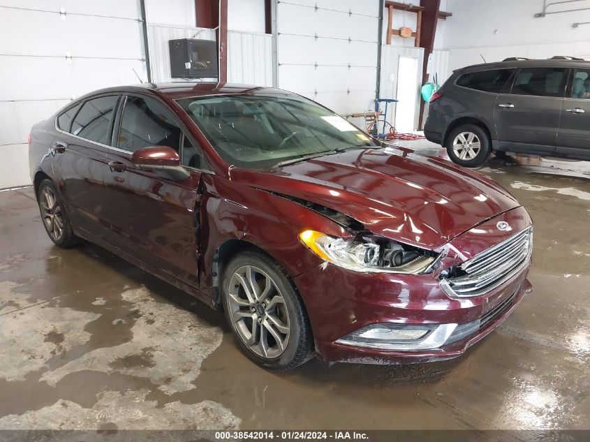 2017 FORD FUSION SE - 3FA6P0HD6HR186707