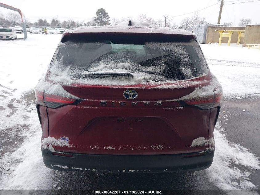 2021 TOYOTA SIENNA XLE - 5TDYRKEC6MS023390