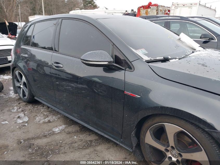 2015 VOLKSWAGEN GOLF GTI 2.0T SE 4-DOOR - 3VW4T7AU5FM028690