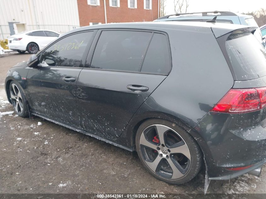 2015 VOLKSWAGEN GOLF GTI 2.0T SE 4-DOOR - 3VW4T7AU5FM028690