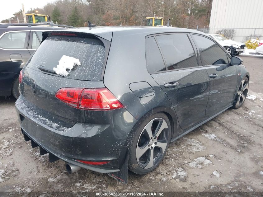 2015 VOLKSWAGEN GOLF GTI 2.0T SE 4-DOOR - 3VW4T7AU5FM028690
