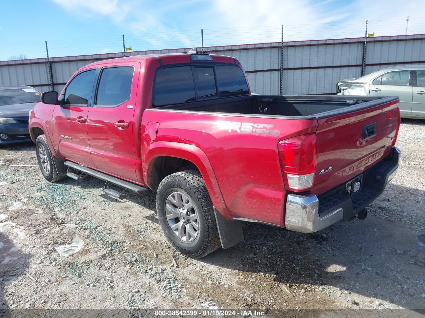 2017 TOYOTA TACOMA DBL CAB/SR/TRDSPT/OR/PRO - 5TFCZ5AN3HX068029
