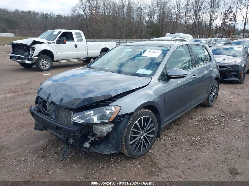 2017 VOLKSWAGEN GOLF - 3VW217AU2HM036441