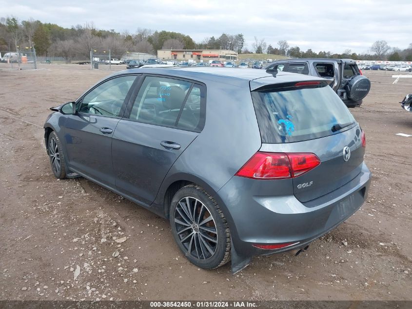 2017 VOLKSWAGEN GOLF - 3VW217AU2HM036441