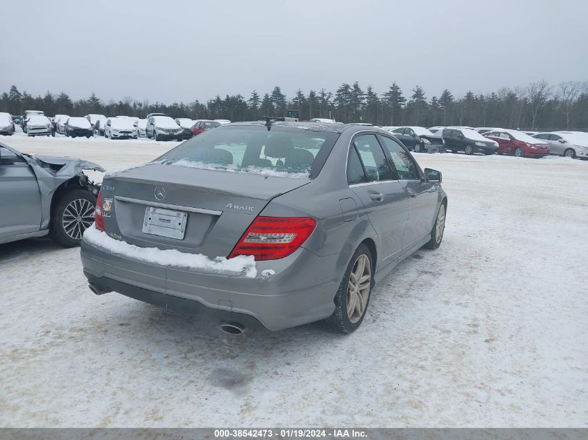 2013 MERCEDES-BENZ C 300 LUXURY 4MATIC/SPORT 4MATIC - WDDGF8AB9DR284750