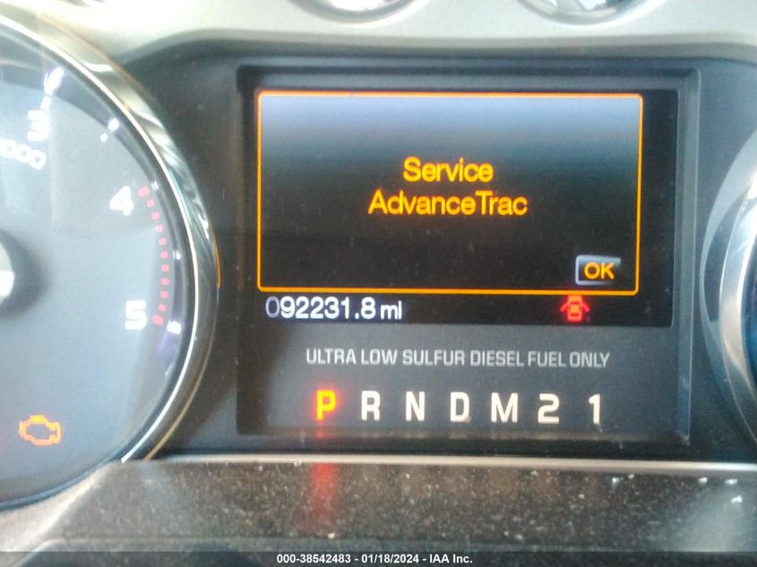 2016 FORD F-250 LARIAT - 1FT7W2BT9GEC79414