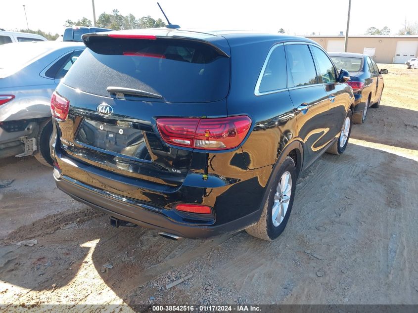 2019 KIA SORENTO LX/S - 5XYPG4A52KG559140