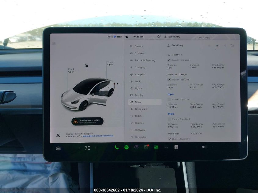 2020 TESLA MODEL 3 STANDARD RANGE PLUS REAR-WHEEL DRIVE/STANDARD RANGE REAR-WHEEL DRIVE - 5YJ3E1EA2LF613166