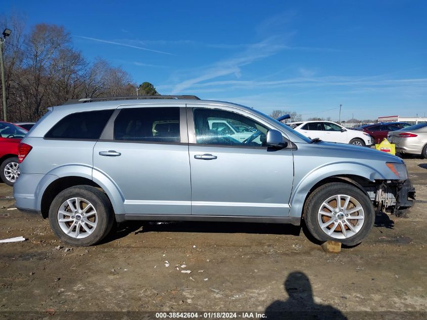 2013 DODGE JOURNEY SXT - 3C4PDCBG6DT708129