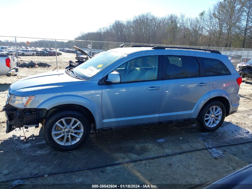 2013 DODGE JOURNEY SXT - 3C4PDCBG6DT708129