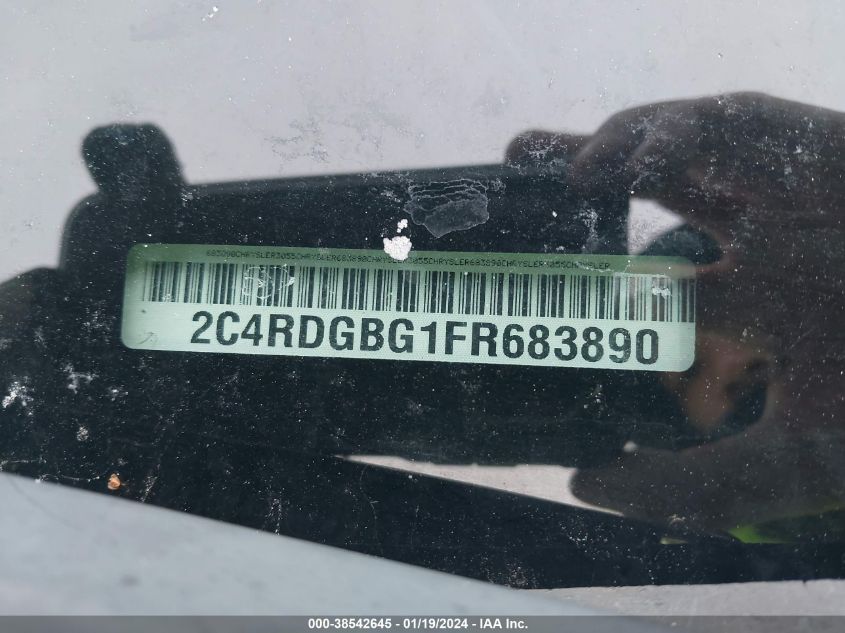 2015 DODGE GRAND CARAVAN SE - 2C4RDGBG1FR683890