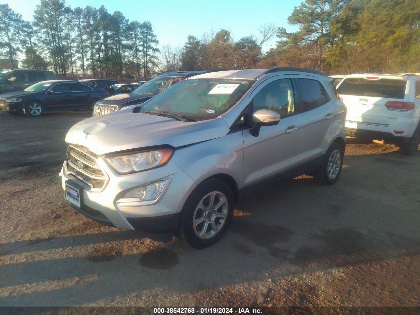 2018 FORD ECOSPORT SE - MAJ3P1TE7JC161196