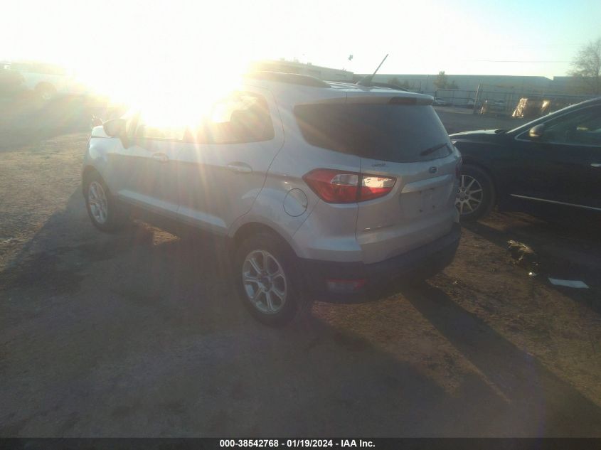 2018 FORD ECOSPORT SE - MAJ3P1TE7JC161196