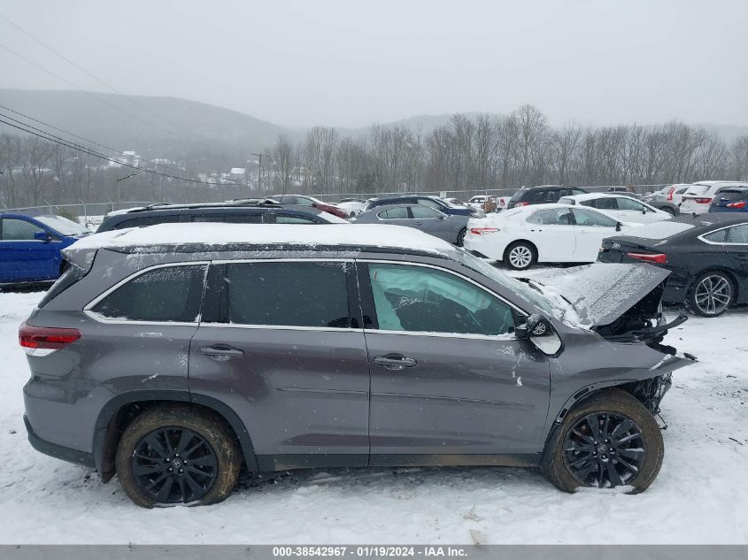 2019 TOYOTA HIGHLANDER SE - 5TDJZRFH8KS733828