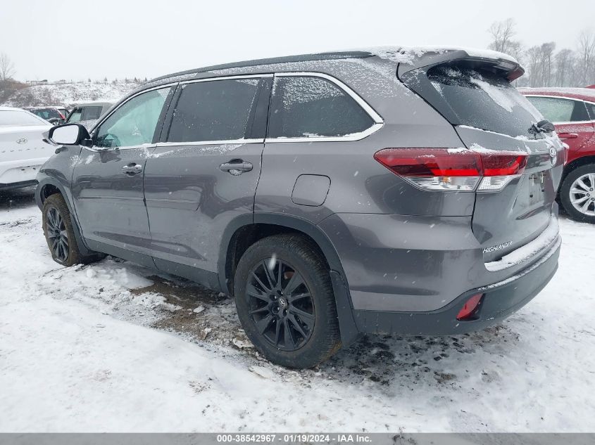 2019 TOYOTA HIGHLANDER SE - 5TDJZRFH8KS733828