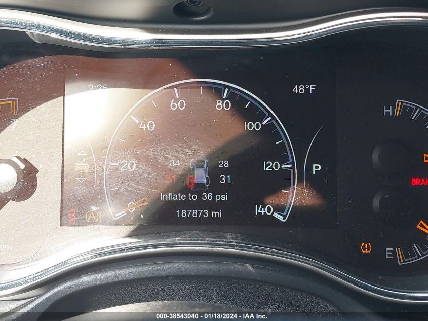 2016 JEEP GRAND CHEROKEE LIMITED - 1C4RJEBG7GC501200