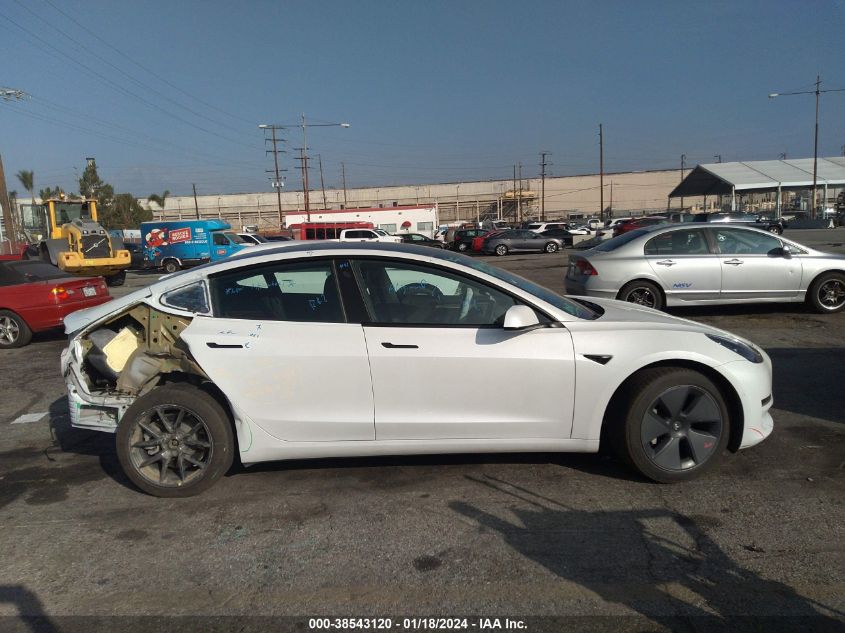 2022 TESLA MODEL 3 REAR-WHEEL DRIVE - 5YJ3E1EA9NF122418