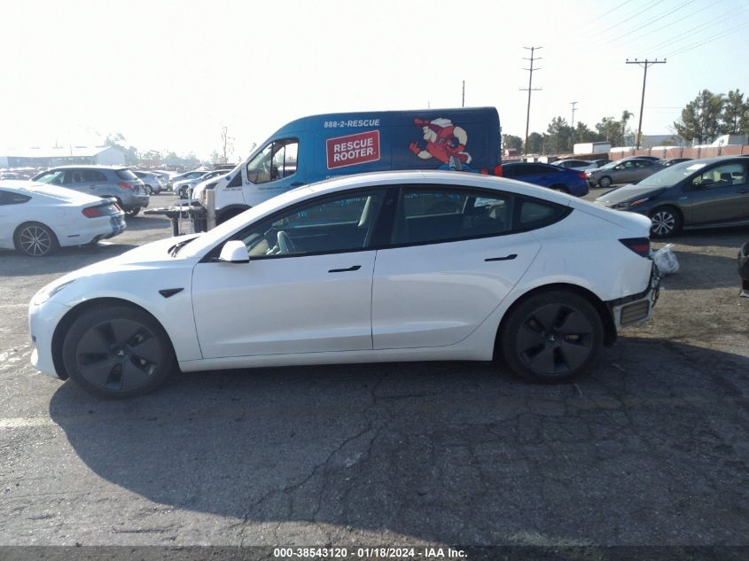 2022 TESLA MODEL 3 REAR-WHEEL DRIVE - 5YJ3E1EA9NF122418