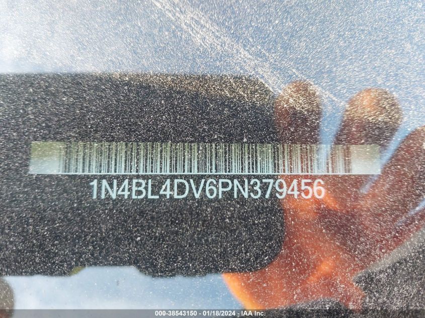 2023 NISSAN ALTIMA SV FWD - 1N4BL4DV6PN379456