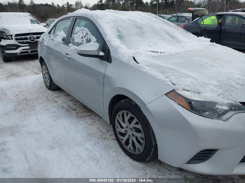 2015 TOYOTA COROLLA LE - 2T1BURHE4FC444322