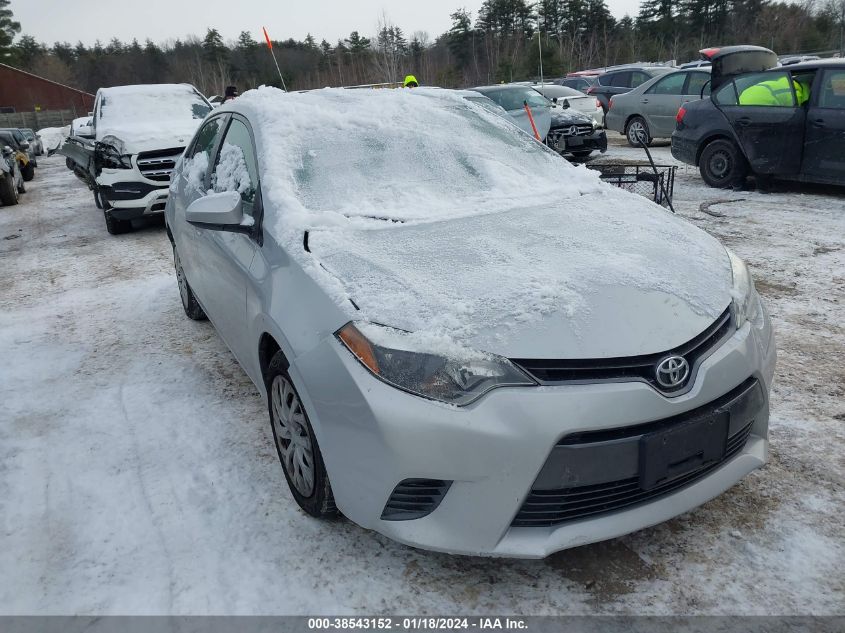 2015 TOYOTA COROLLA LE - 2T1BURHE4FC444322