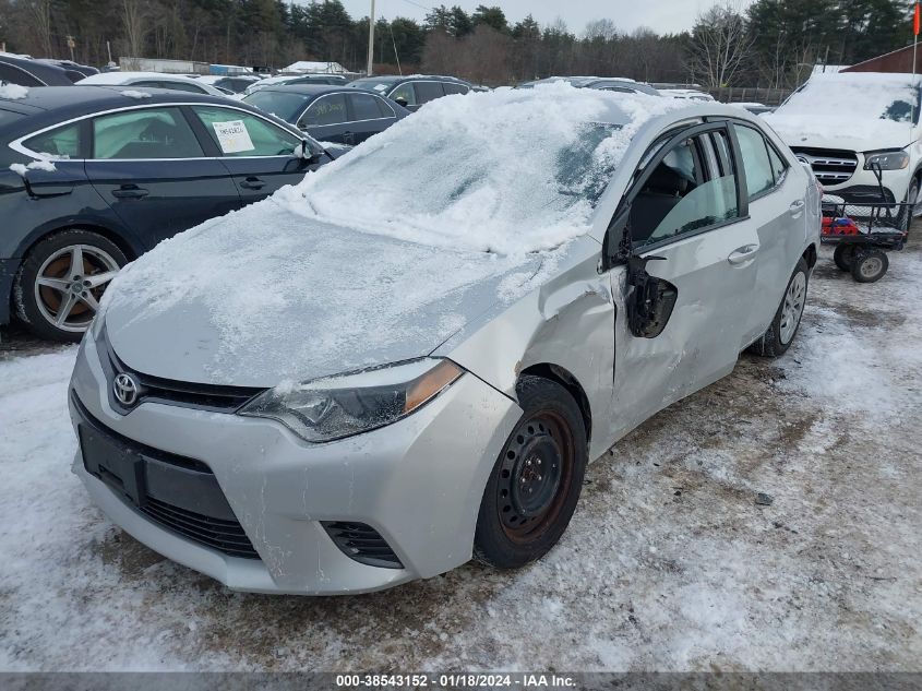 2015 TOYOTA COROLLA LE - 2T1BURHE4FC444322