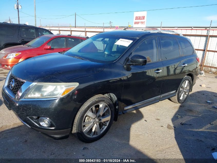2014 NISSAN PATHFINDER PLATINUM - 5N1AR2MM6EC683312