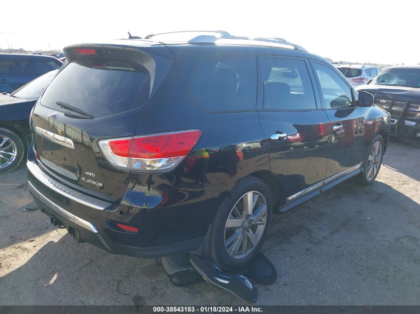 2014 NISSAN PATHFINDER PLATINUM - 5N1AR2MM6EC683312