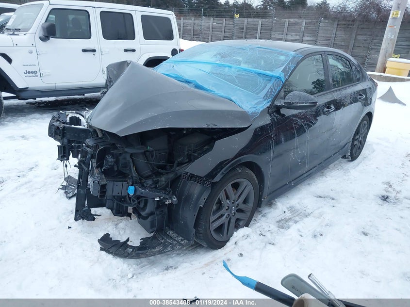 VIN 3KPF34AD3ME310070 2021 KIA FORTE GT LINE
