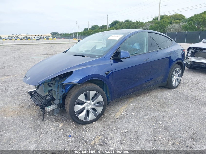 VIN 7SAYGDEE3PA092713 2023 TESLA MODEL Y