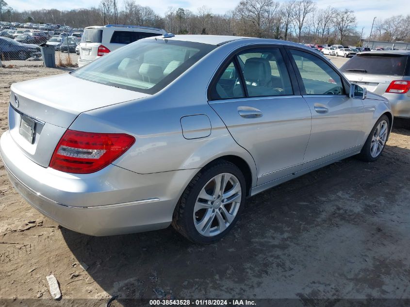 WDDGF4HB4DR282001 | 2013 MERCEDES-BENZ C 250