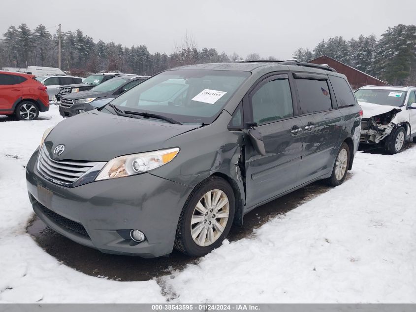 2013 TOYOTA SIENNA LIMITED 7 PASSENGER - 5TDDK3DC6DS049529
