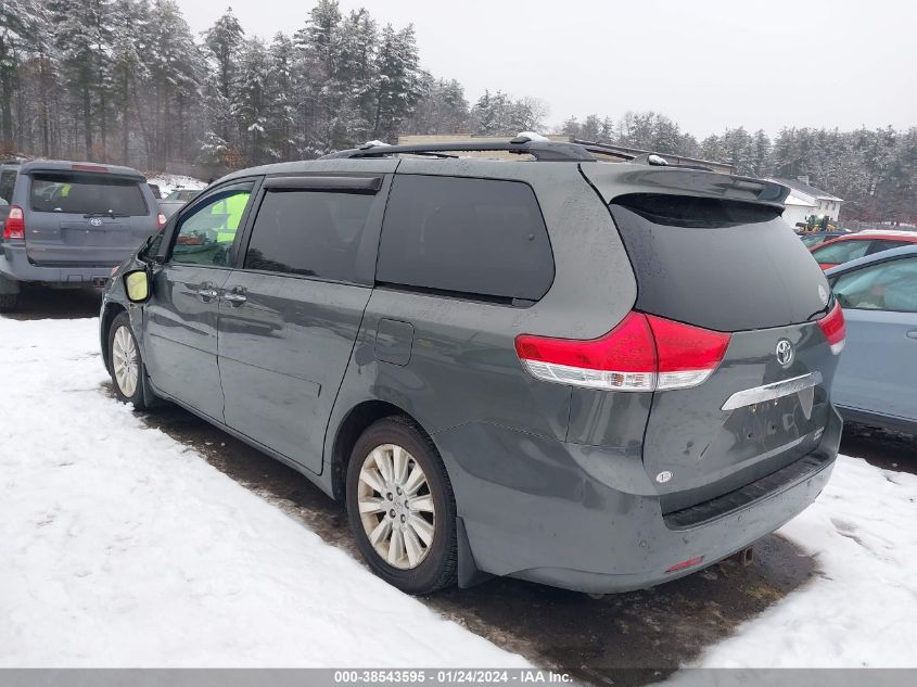 2013 TOYOTA SIENNA LIMITED 7 PASSENGER - 5TDDK3DC6DS049529