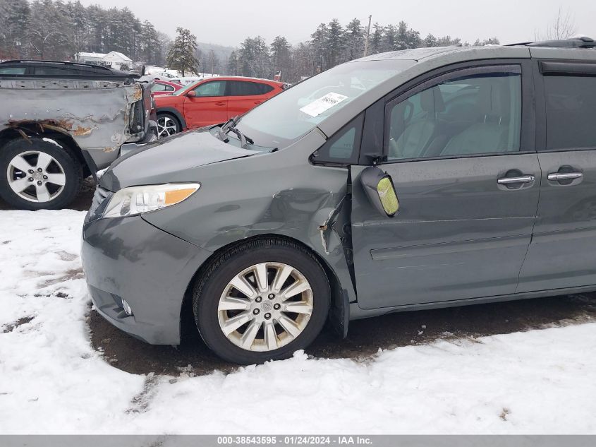 2013 TOYOTA SIENNA LIMITED 7 PASSENGER - 5TDDK3DC6DS049529