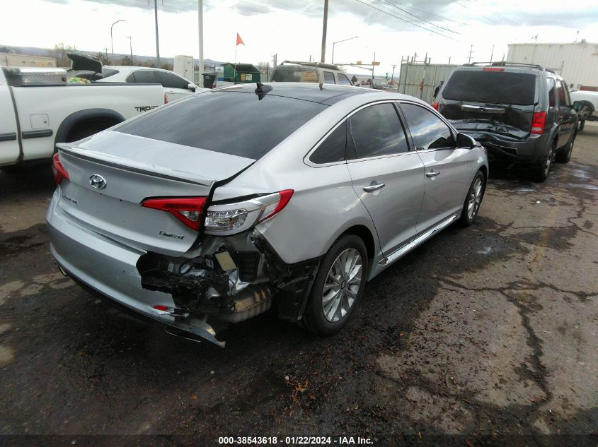 2015 HYUNDAI SONATA LIMITED - 5NPE34AF6FH186498