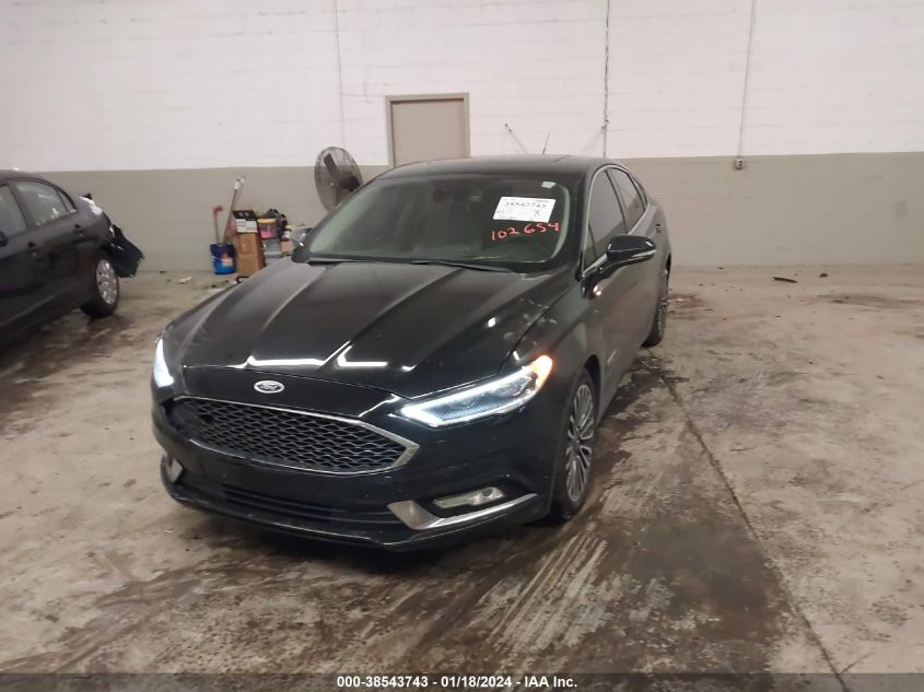 2017 FORD FUSION ENERGI PLATINUM - 3FA6P0SU8HR102654