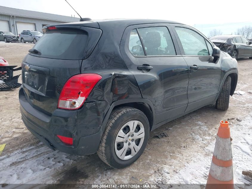 2018 CHEVROLET TRAX LS - 3GNCJKSB2JL258097