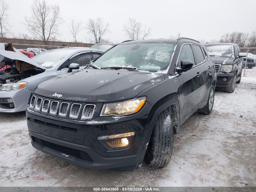 2020 JEEP COMPASS LATITUDE FWD - 3C4NJCBBXLT166293