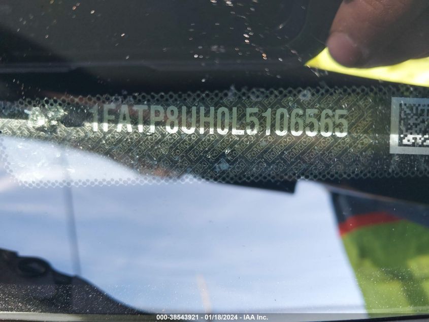 2020 FORD MUSTANG ECOBOOST PREMIUM - 1FATP8UH0L5106565