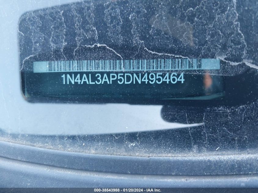 2013 NISSAN ALTIMA 2.5/S/SV/SL - 1N4AL3AP5DN495464