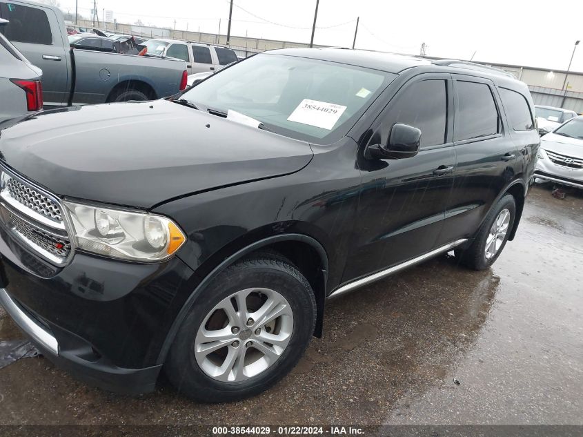 2013 DODGE DURANGO SXT - 1C4RDHAG5DC608400